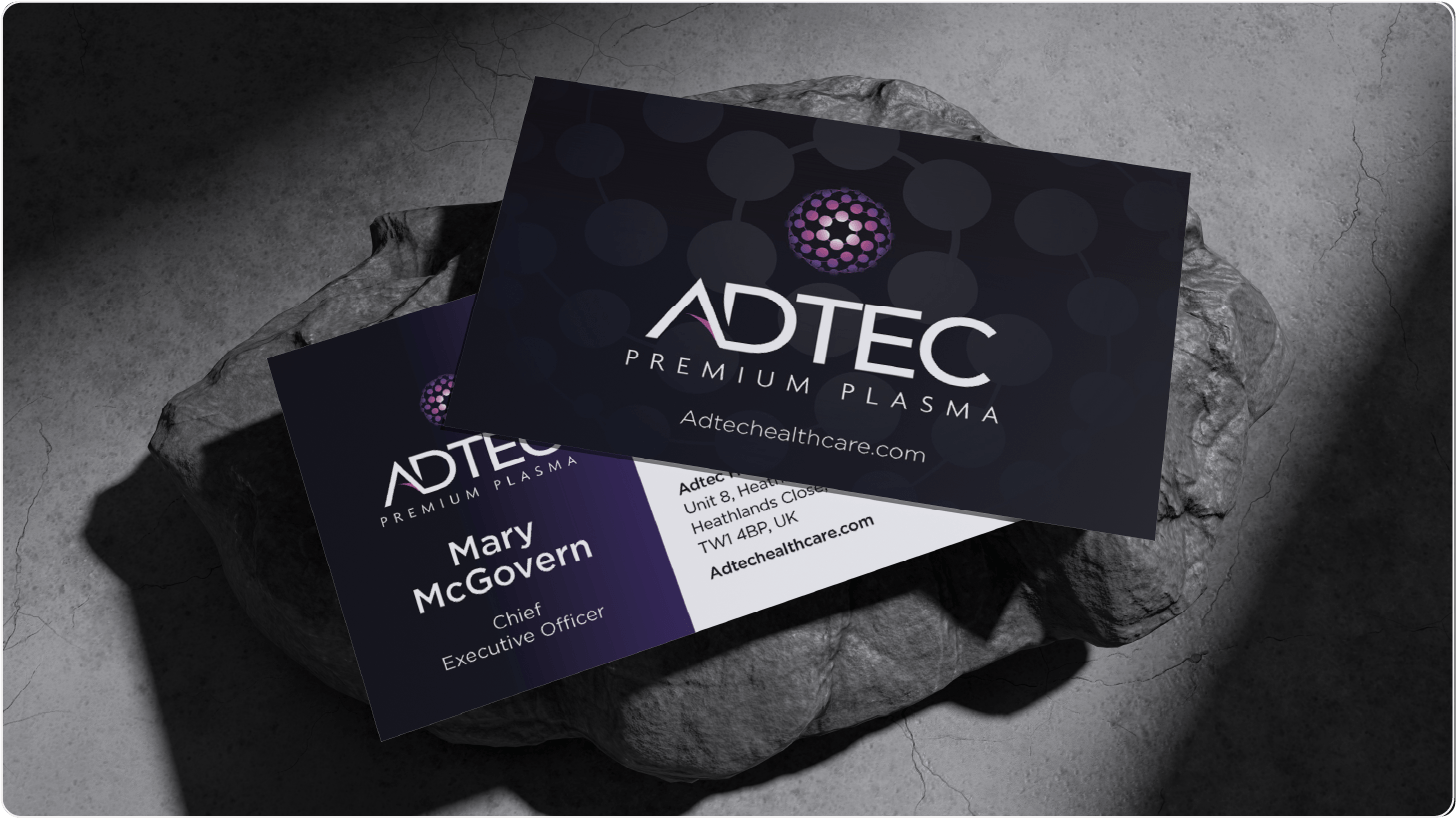 ADTEC business cards