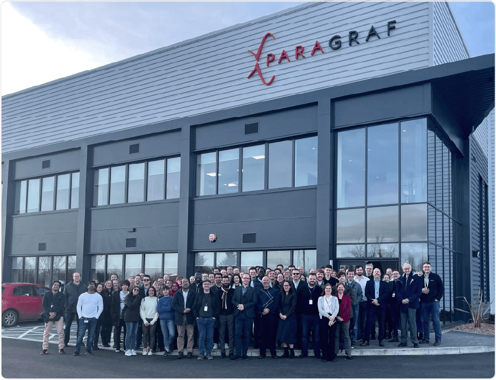 Paragraf building and team image