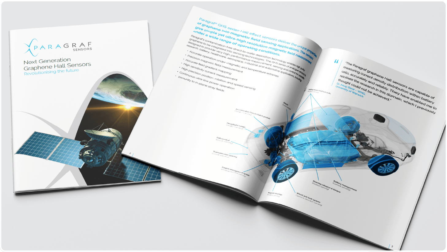 Paragraf brochure spread
